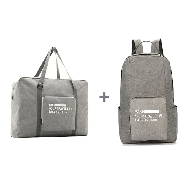Men Travel Bags WaterProof Nylon Folding Bag
