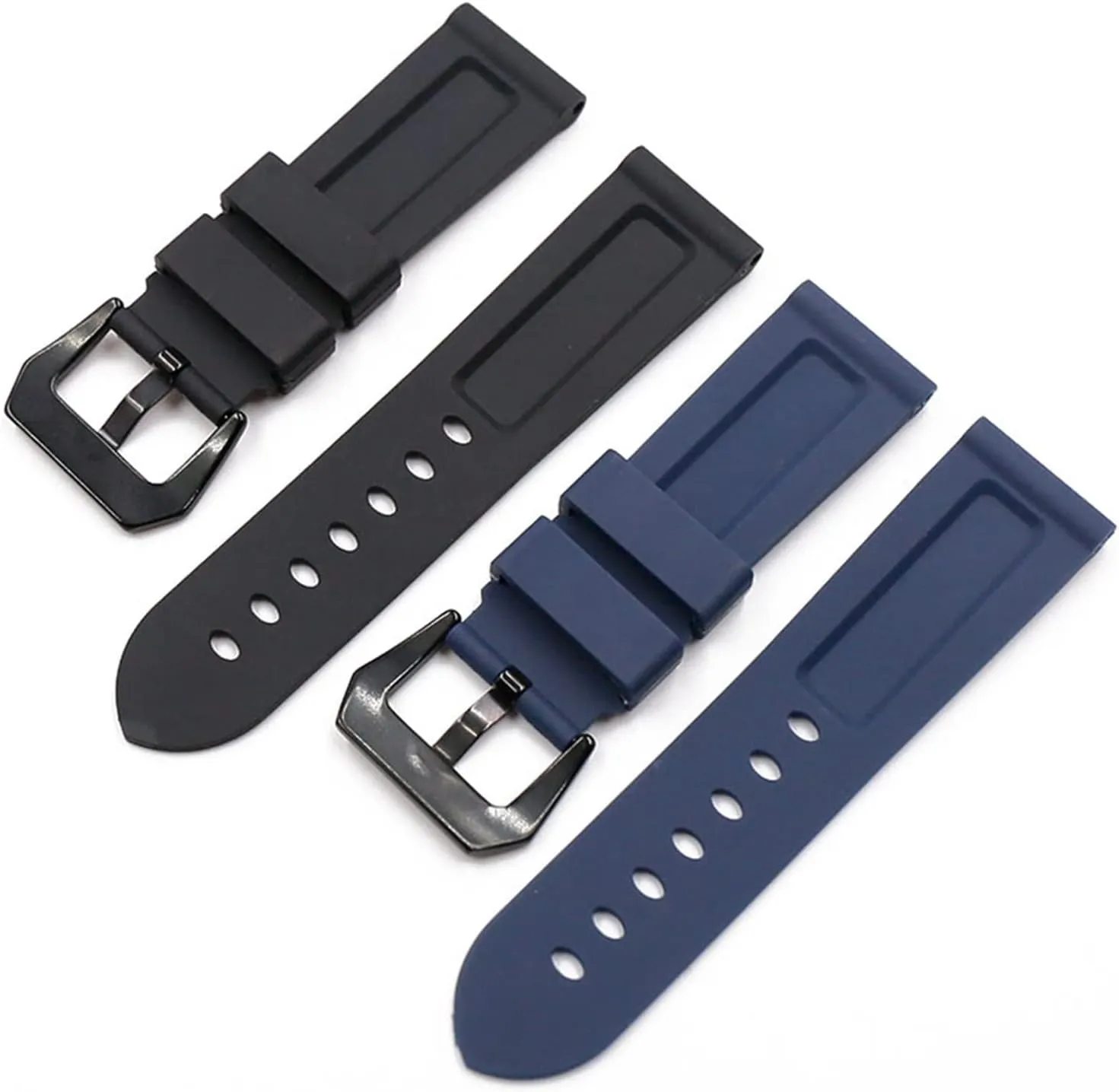Men's 22mm 24mm 26mm Rubber Watch Band Waterproof Watch Silicone Watch Strap Compatible with Panerai Sports Waterproof Watch Band Watch Straps