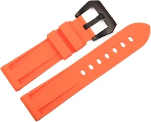 Men's 22mm 24mm 26mm Rubber Watch Band Waterproof Watch Silicone Watch Strap Compatible with Panerai Sports Waterproof Watch Band Watch Straps