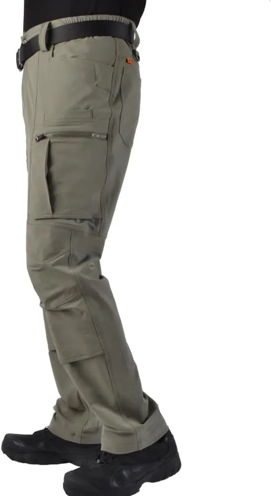 Men's 4 Way Stretch Outdoor Cargo Pants All Season with Multi Pocket Utility Work Pant