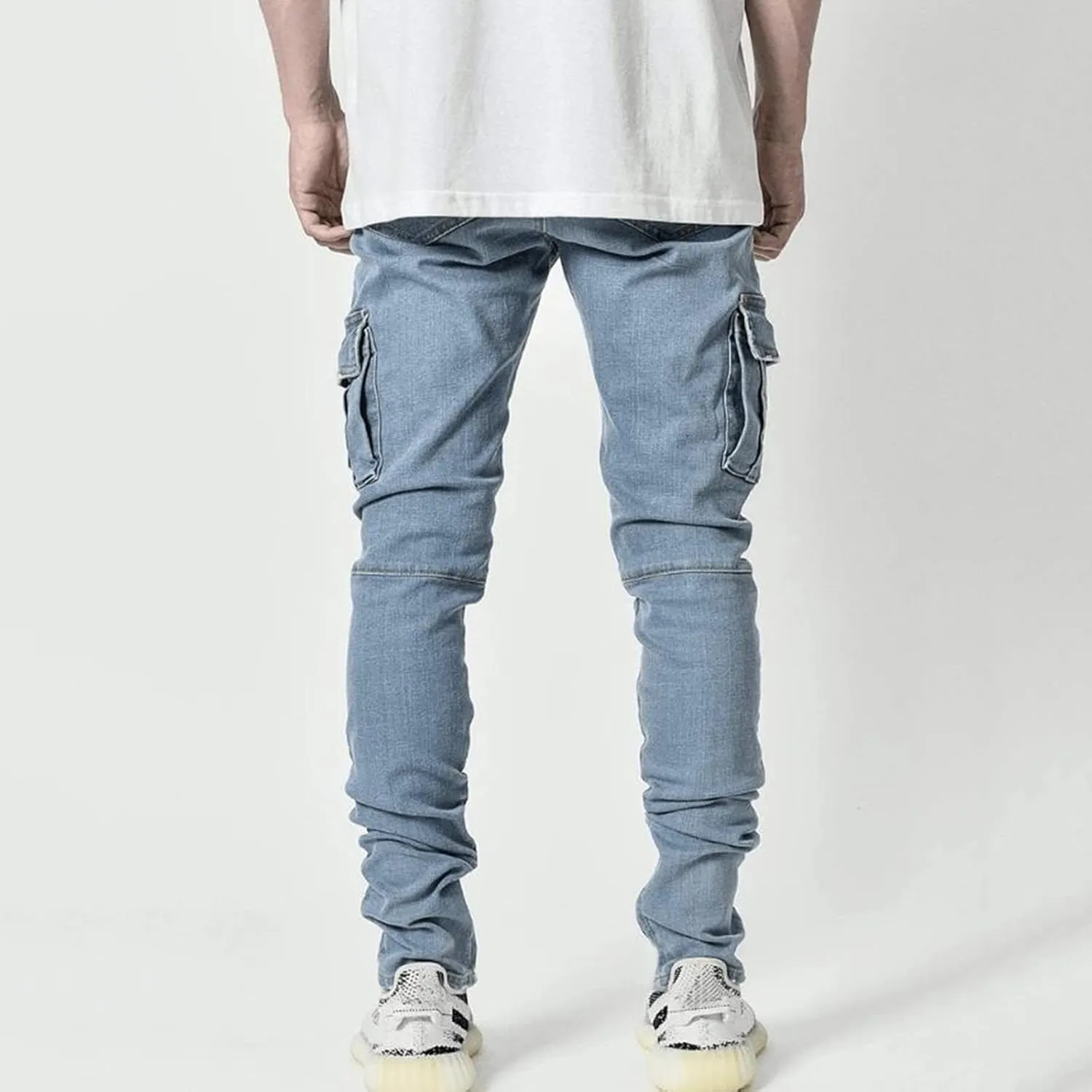Mens Cargo Sweatpants Relaxed Tooling Multi-pocket Men's Color Men's pants Hiking Sweatpants Casual Athletic Jogger