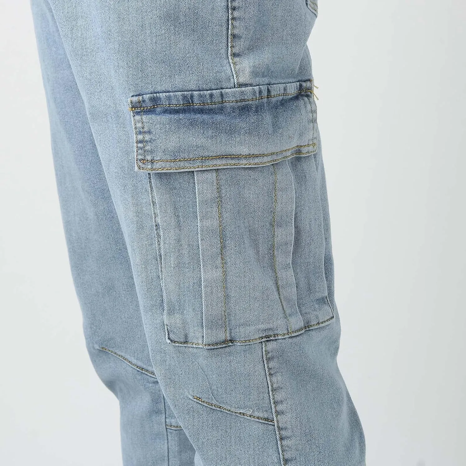 Mens Cargo Sweatpants Relaxed Tooling Multi-pocket Men's Color Men's pants Hiking Sweatpants Casual Athletic Jogger