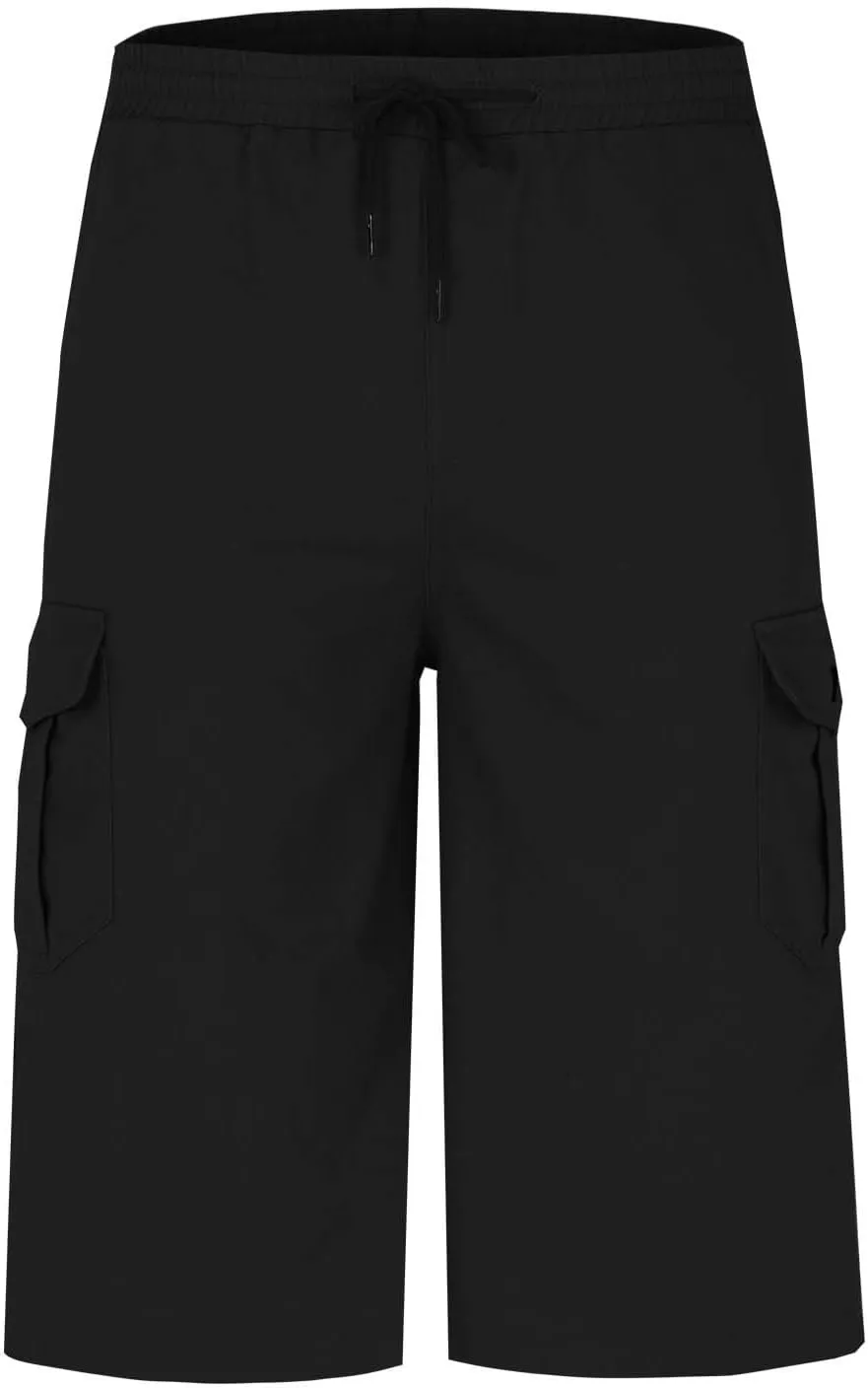 Men's Cargo Work Shorts - Rugged Multi-Pocket Bermuda Shorts Gym Activewear Utility Design for Outdoor & Casual Wear