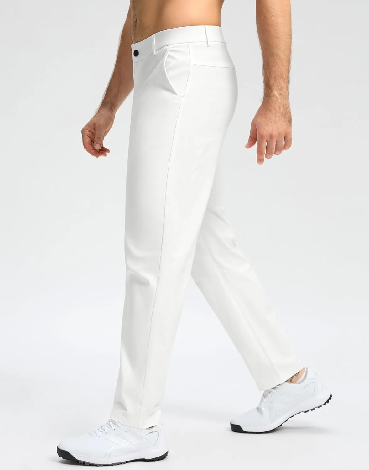 Mens Golf Pants 30"/32"/34" Stretch Dress Pants Quick Dry Casual Slacks Work Business Trousers for Men with Pockets