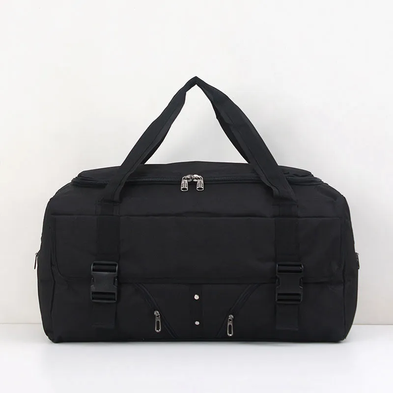 Men's Large Capacity Canvas Military Fans Front Transport Long Travel Bags