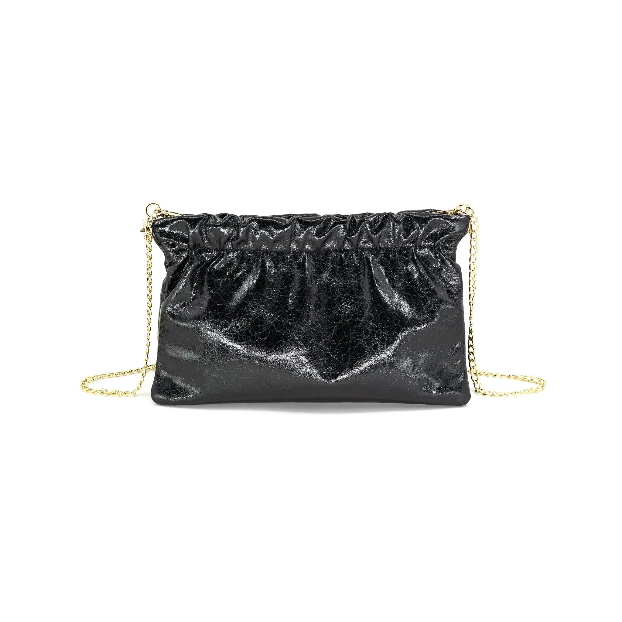 Metallic Gather Purse