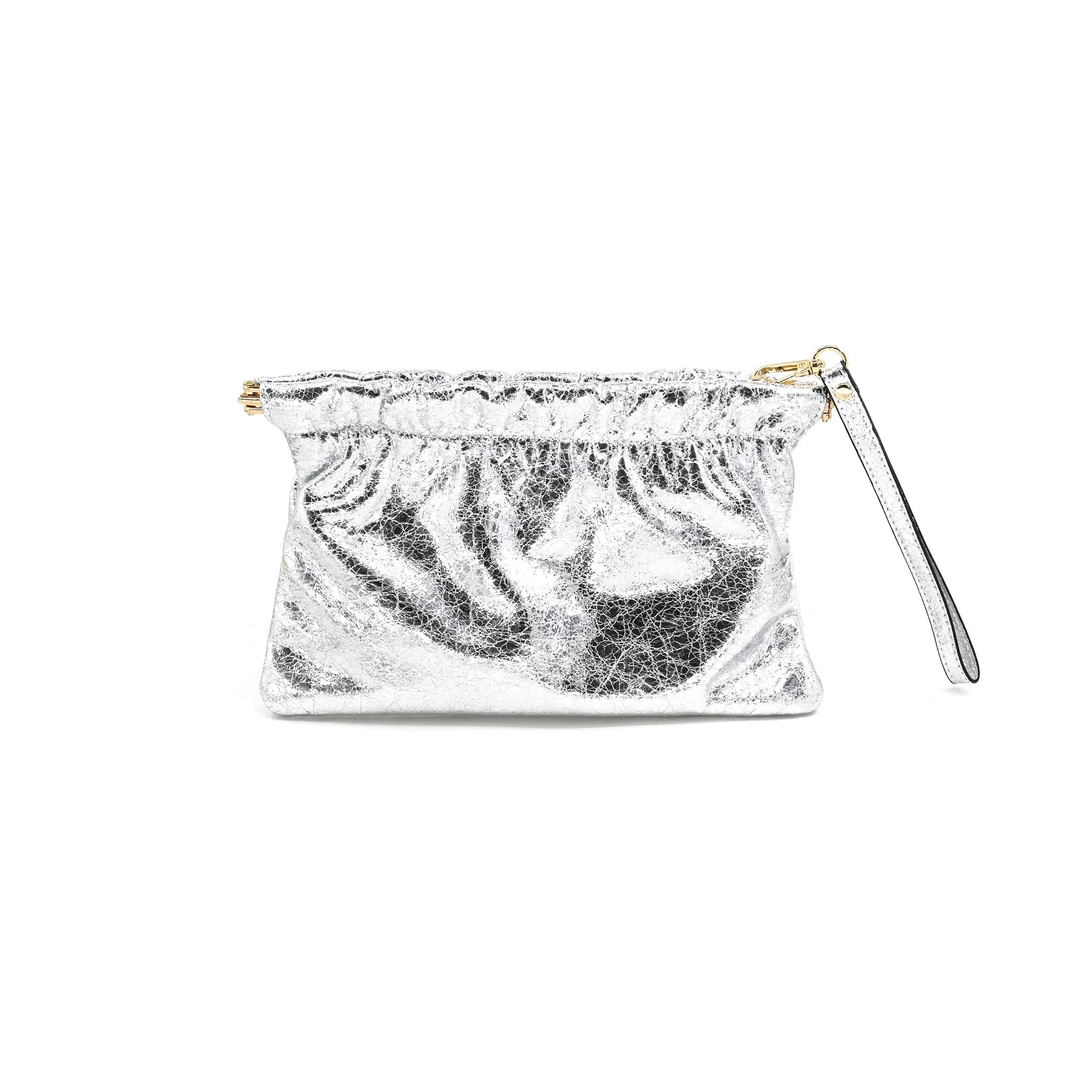 Metallic Gather Purse