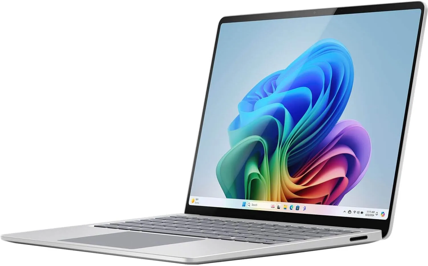 Microsoft Surface Laptop (2024), Windows 11 Copilot  PC, 13.8" Touchscreen Display, Snapdragon X Plus (10 core), 16GB RAM, 256GB SSD Storage, Platinum