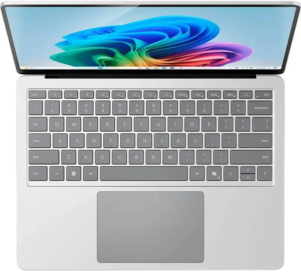 Microsoft Surface Laptop (2024), Windows 11 Copilot  PC, 13.8" Touchscreen Display, Snapdragon X Plus (10 core), 16GB RAM, 256GB SSD Storage, Platinum