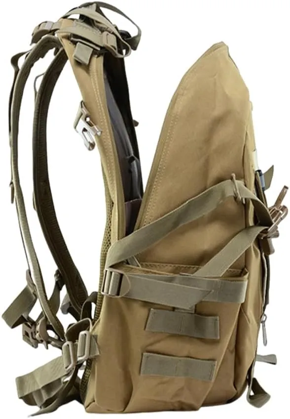 Military Tactical Backpack for Men - Large Capacity, Night Reflective Strip, Ideal for Camping and Work (cp)