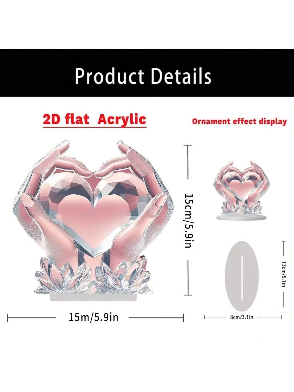 mini desktop decor|Romantic Valentine's Day Desktop Decoration Stand