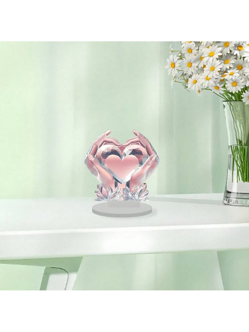 mini desktop decor|Romantic Valentine's Day Desktop Decoration Stand