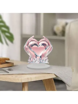 mini desktop decor|Romantic Valentine's Day Desktop Decoration Stand