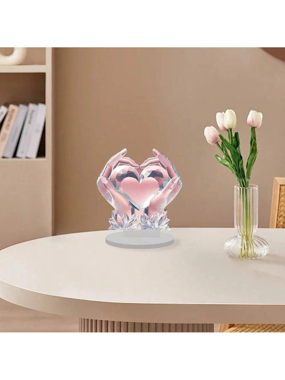 mini desktop decor|Romantic Valentine's Day Desktop Decoration Stand