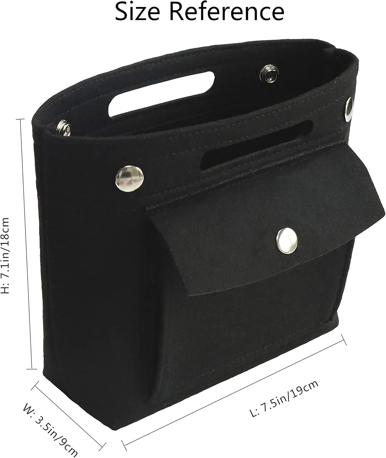 Mini Tote Purse organizer insert, Felt lightweight Handbag Organizer Fits LV Neverfull PM, Speedy 25, NOÉ BB, NeoNoe