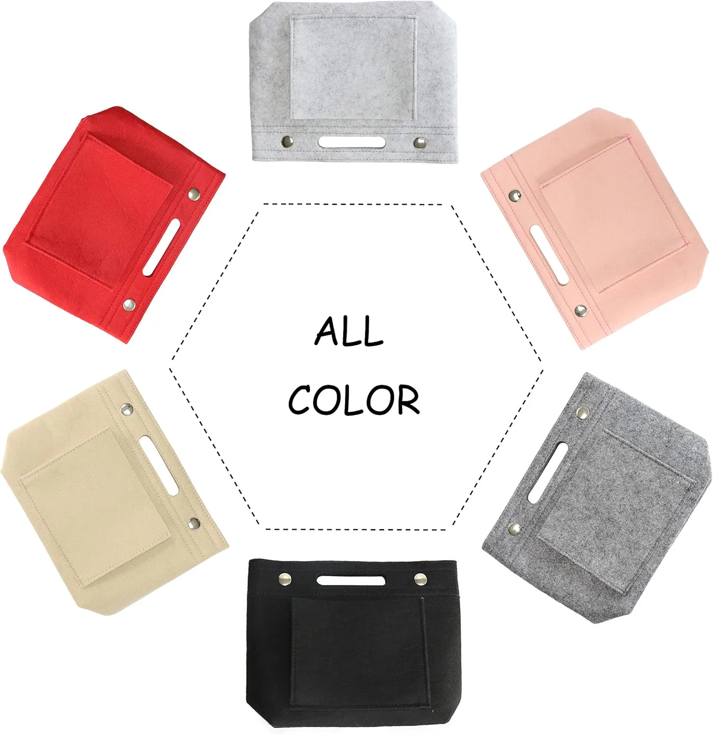 Mini Tote Purse organizer insert, Felt lightweight Handbag Organizer Fits LV Neverfull PM, Speedy 25, NOÉ BB, NeoNoe