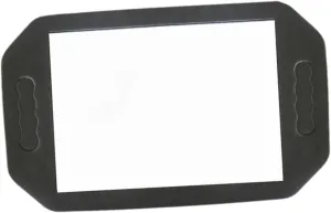 misppro Foam Barber Mirror - Large Rectangle Hairdressing & Makeup Mirror, 16.14x9.84 Inch, Handheld or Wall-Mounted for Salon & Home Use