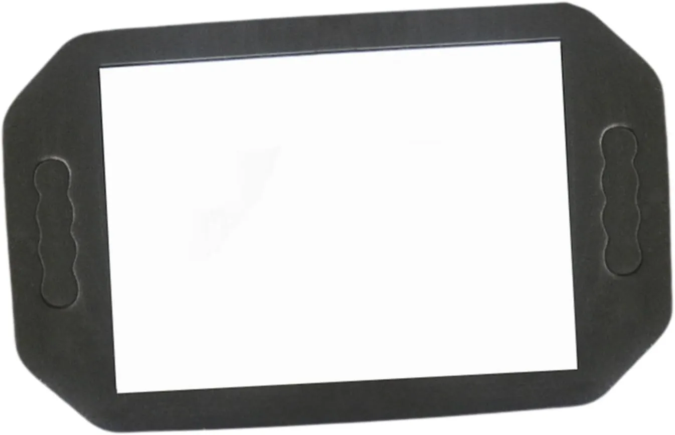 misppro Foam Barber Mirror - Large Rectangle Hairdressing & Makeup Mirror, 16.14x9.84 Inch, Handheld or Wall-Mounted for Salon & Home Use