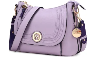 MKF Collection Crossbody Bag for Women, Shoulder Bag Lady Large Messenger Purse By Mia K