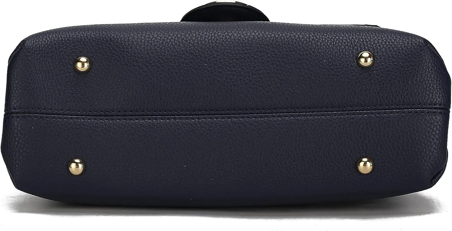 MKF Crossbody Bag for Women – PU Leather Pocketbook Handbag – Designer Side Messenger Purse, Shoulder Crossover