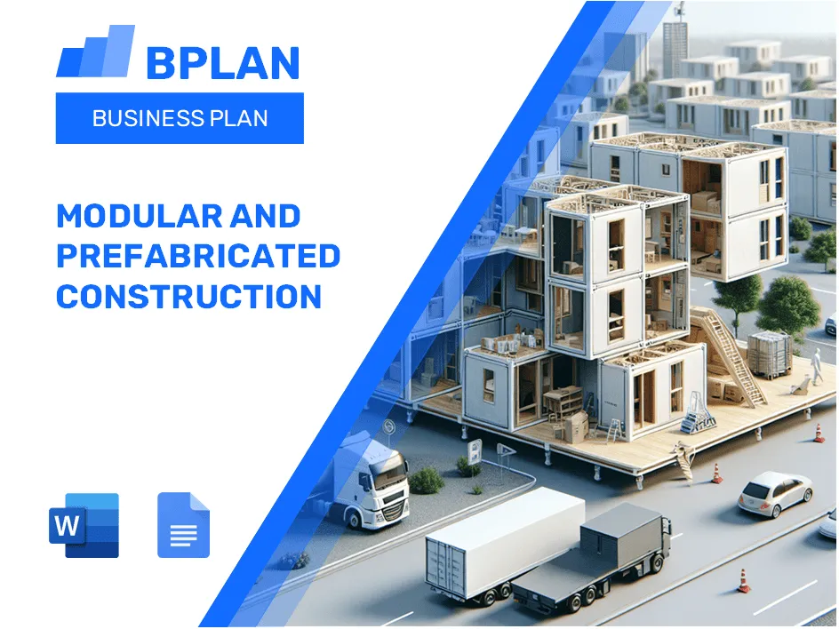 Modular and Prefabricated Construction Business Plan