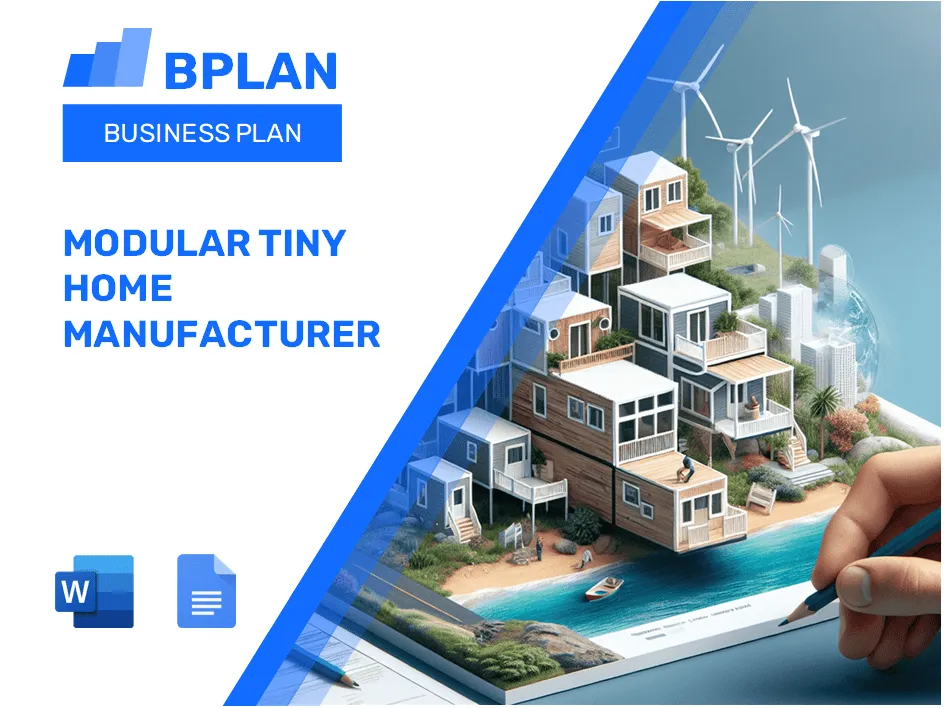 Modular Tiny Home Manufacturer Business Plan
