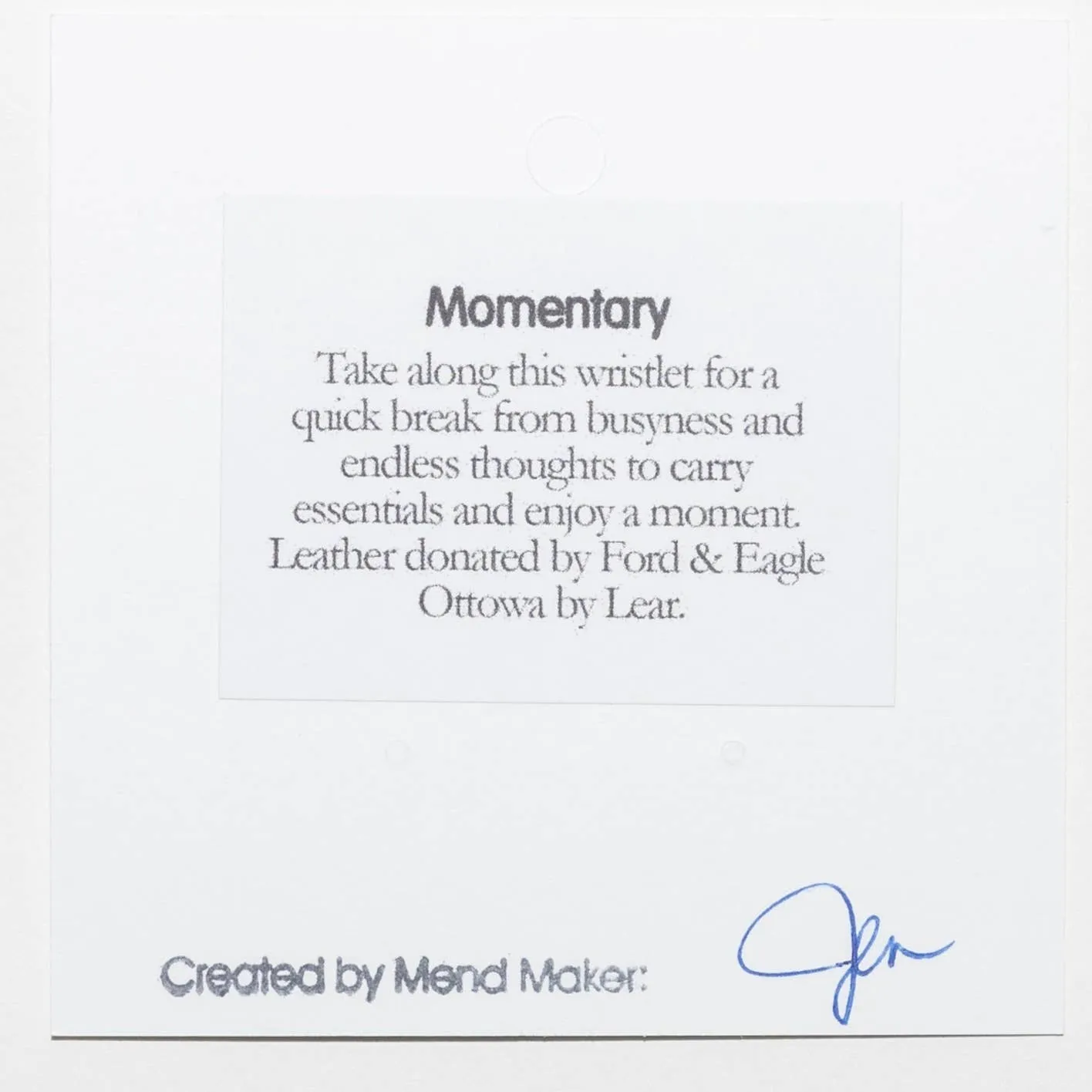 Momentary Wristlet