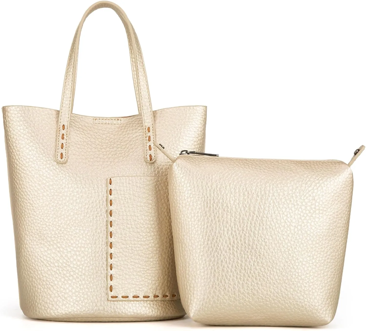 Montana West Small Bucket Purses for Women Top Handle Purses and Satchel Handbags with Cosmetic Bag