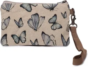Morpho Helenor - Wristlet Wallets for Women, Crossbody Sling Bags, 100% Cotton Canvas, Cotton Canvas Purses