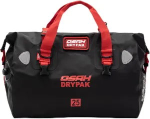 Motorcycle Dry Bag - Waterproof Motorcycle Duffle & Luggage Tail Bag Saddle Bags with Roll Top Closure, Large Storage Space，for Motorcycle Back Seat(SkyBlack, 25L)
