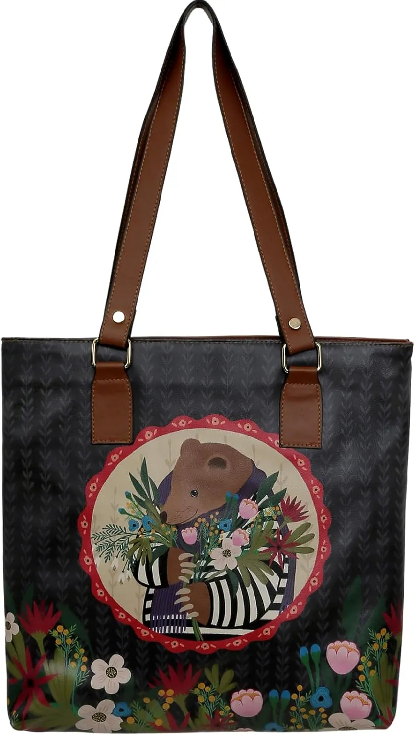 Multi Pocket Shoulder Bags for Women - Vegan Leather and Unique Design Handmade Womens Bags