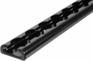 Mytee Products 4 Pack Heavy Duty Aluminum 6ft L-Track Trailer Tie Down Rail for Enclosed, Utility Trailers, Cargo Vans, Truck Beds, Securing Motorcycles, ATVs, Dirt Bikes - 2,225 lbs BS - Black