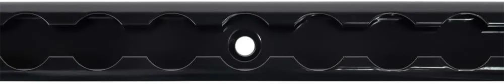Mytee Products 4 Pack Heavy Duty Aluminum 6ft L-Track Trailer Tie Down Rail for Enclosed, Utility Trailers, Cargo Vans, Truck Beds, Securing Motorcycles, ATVs, Dirt Bikes - 2,225 lbs BS - Black