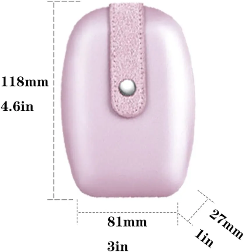 Nail Clippers Set Nail Clippers Mini Manicure Set Nail Clipper Set 6 in 1 Stainless Steel Pedicure Care Grooming Kit ?with Portable Travel Case Pedicure Tools for Feet(Pink)