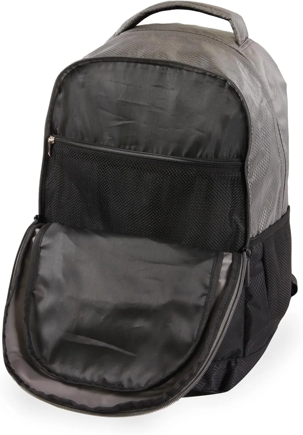 NAUTICA Sail Laptop Backpack, Grey/Orange, One Size
