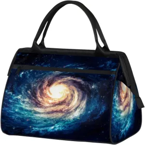 Nebulae Galaxies Travel Duffel Bag Sports Travel Duffel Bag Waterproof Durable Large Gym Tote Bag Weekender Overnight Bag for Women Travel Gym Yoga