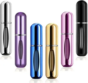 New Portable Mini Refillable Perfume Atomizer Bottle Atomizer Travel Size Perfume Spray Bottles Travel size Outgoing Purse Multicolor 5ml