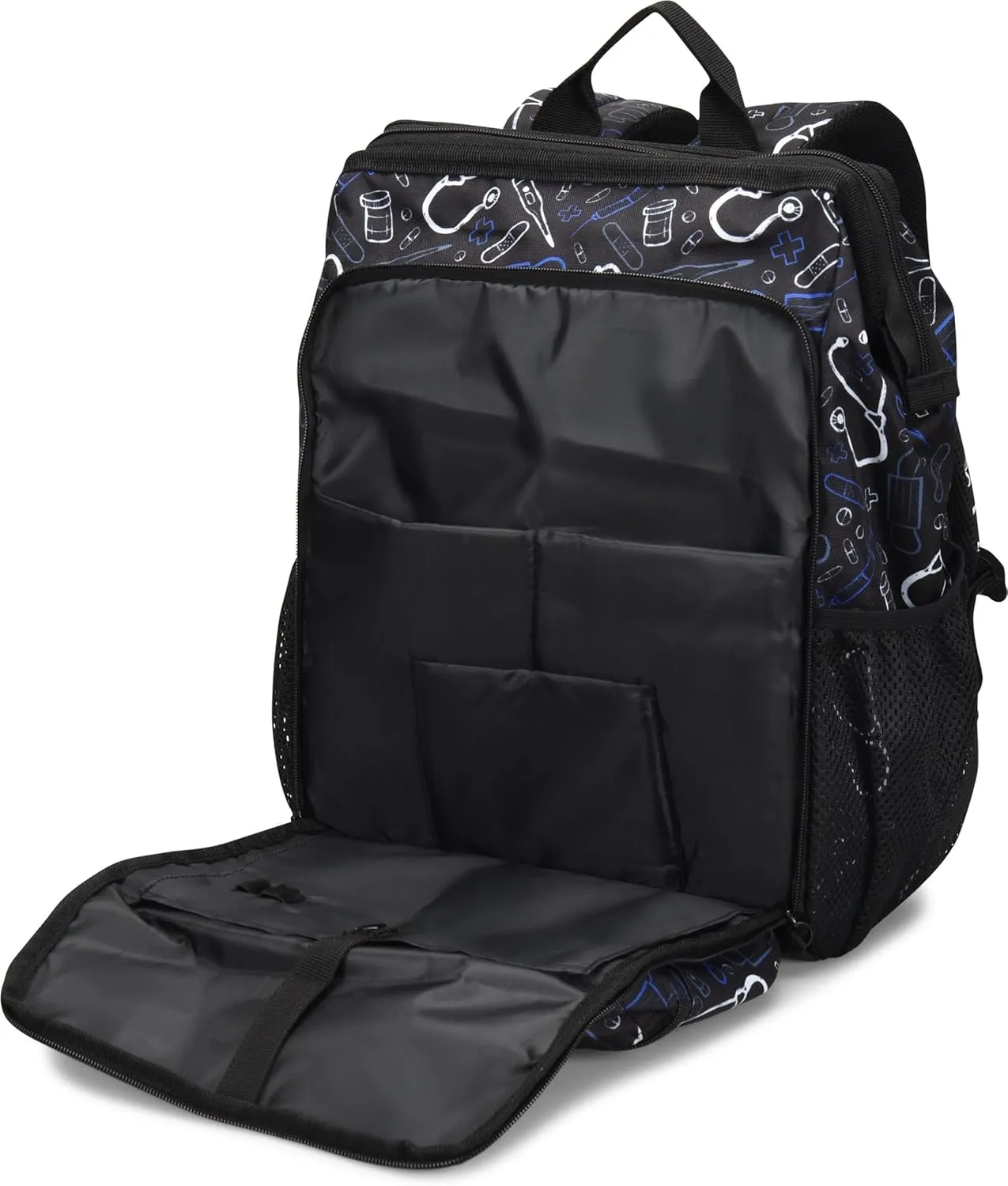 Nurse Mates Ultimate Backpack | Heavy Duty Zippers | Multiple Storage Compartments| Laptop Interior Compartment