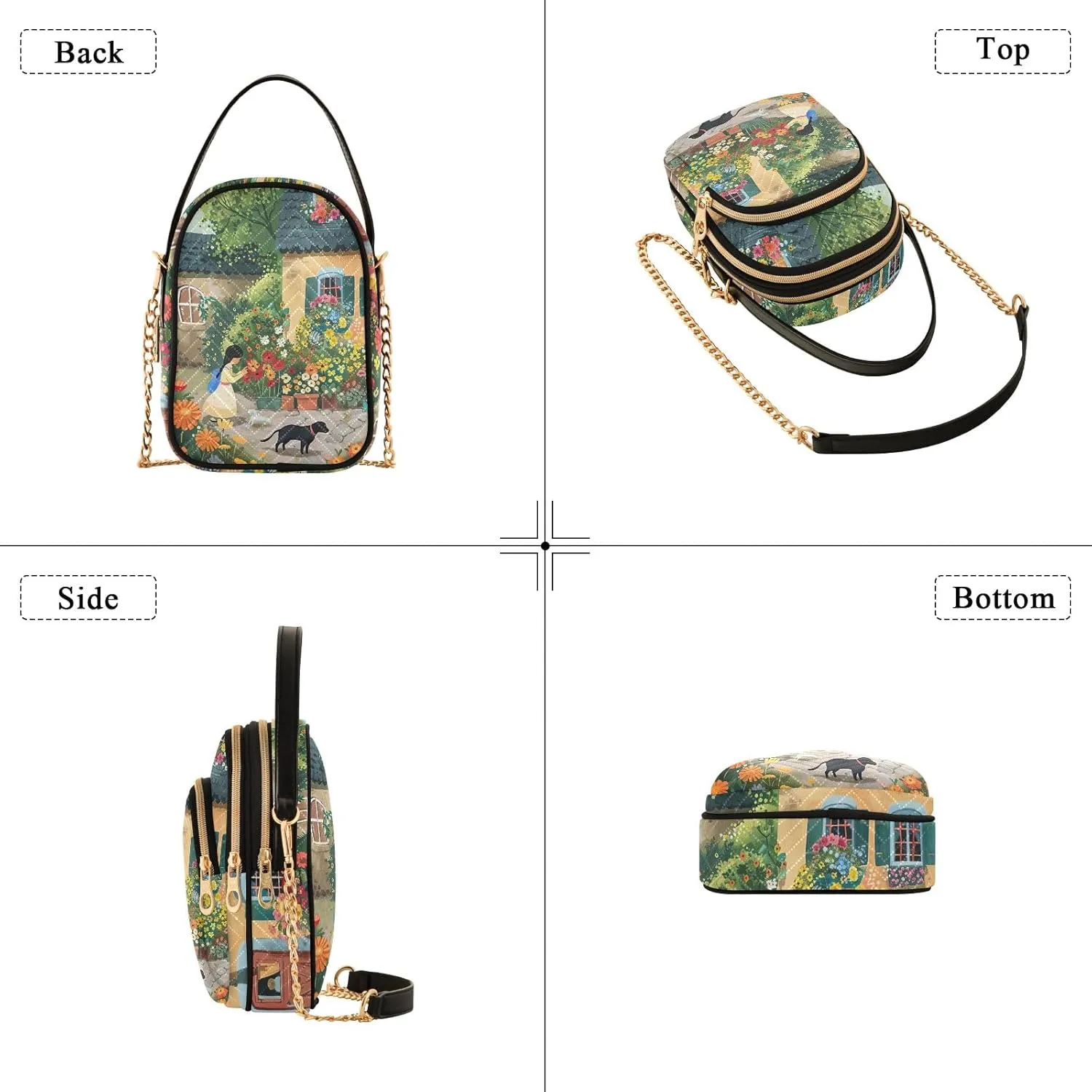 ODAWA Starry Sky Dragonfly Shoulder Crossbody Bag Women Bags Crossbody Fashion Crossbody Bags for Women