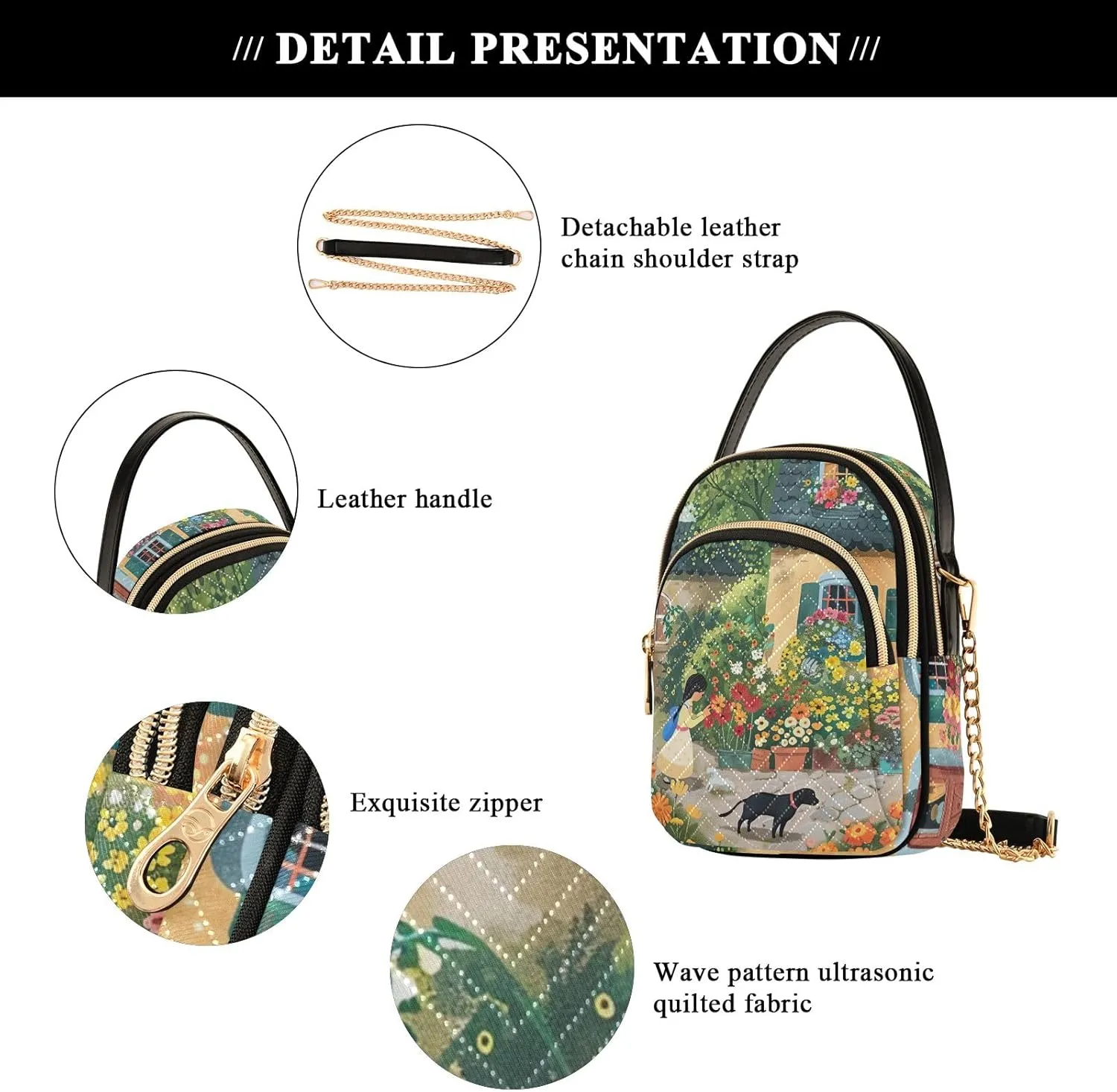 ODAWA Starry Sky Dragonfly Shoulder Crossbody Bag Women Bags Crossbody Fashion Crossbody Bags for Women