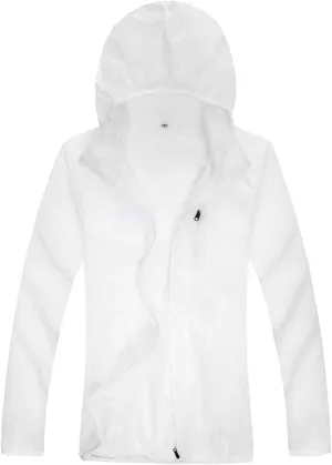 Only Faith Unisex Ultra Thin Anti UV Waterproof Breathable Hooded Skin Coat