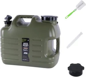 Outdoor Food Grade Plastic Water Bucket Household Water Storage Bottle Square Handheld PE Square Bucket for Camping and Hiking (40 * 23 * 34cm)