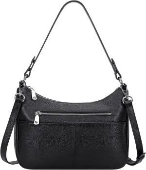 Over Earth Soft Leather Handbags for Women Crossbody Purses Multi Pockets Shoulder Bags Messenger Bag Medium