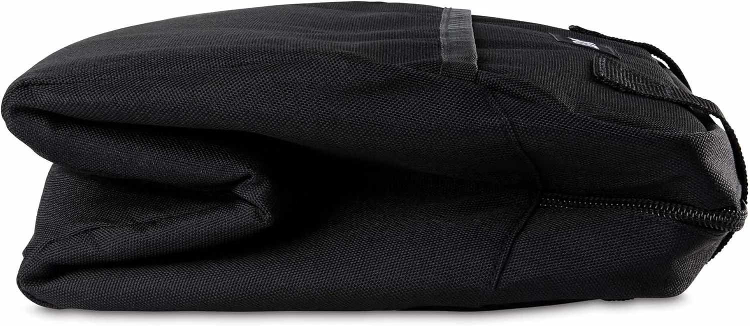 PackIt® Freezable Hampton Lunch Bag, Black, Built with EcoFreeze® Technology, Collapsible, Reusable, Zip Closure with Front Pocket and Shoulder Straps, Designed for Fresh Office Lunches