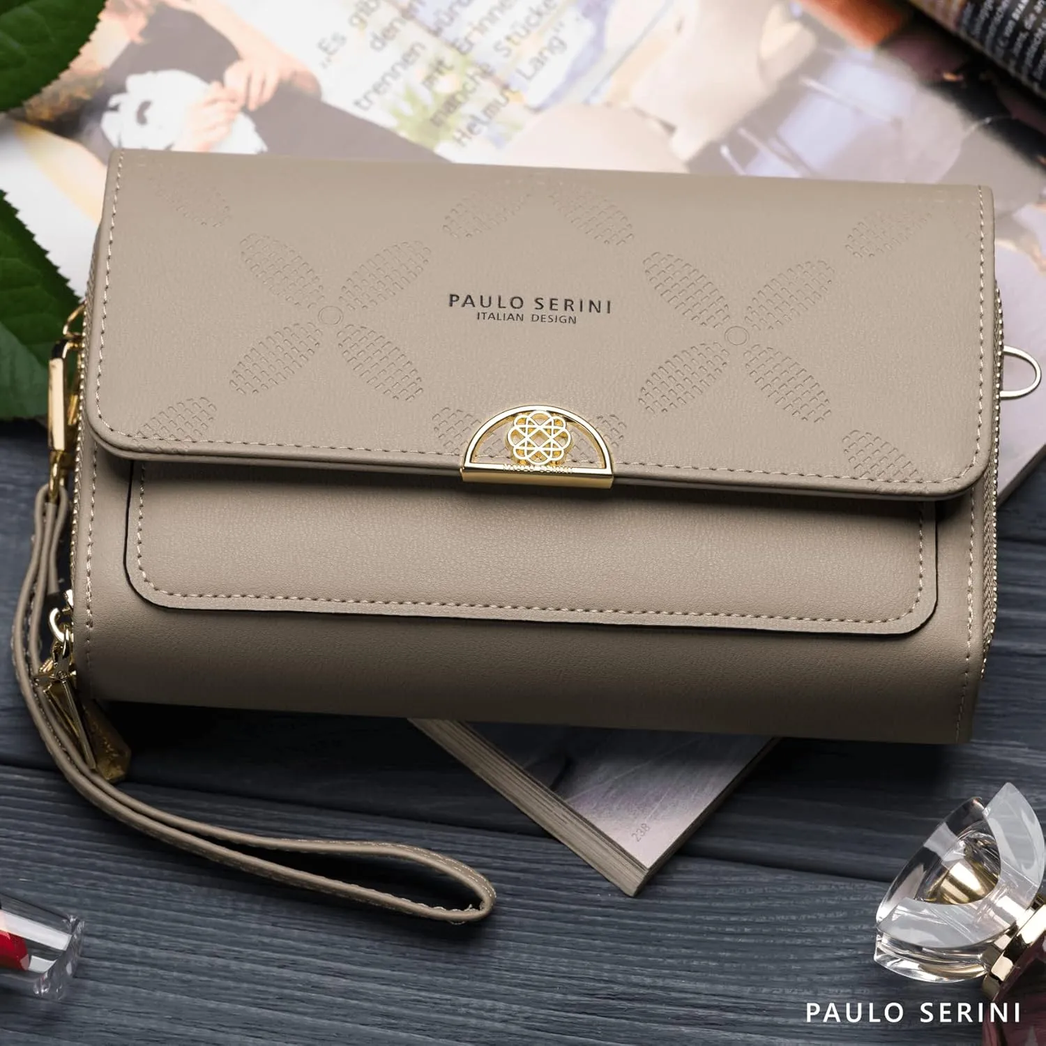 PAULO SERINI® Crossbody bag for Women - Phone Wallet Clutch Handbag - Women’s Wristlet Purses - Birthday Gifts for Women