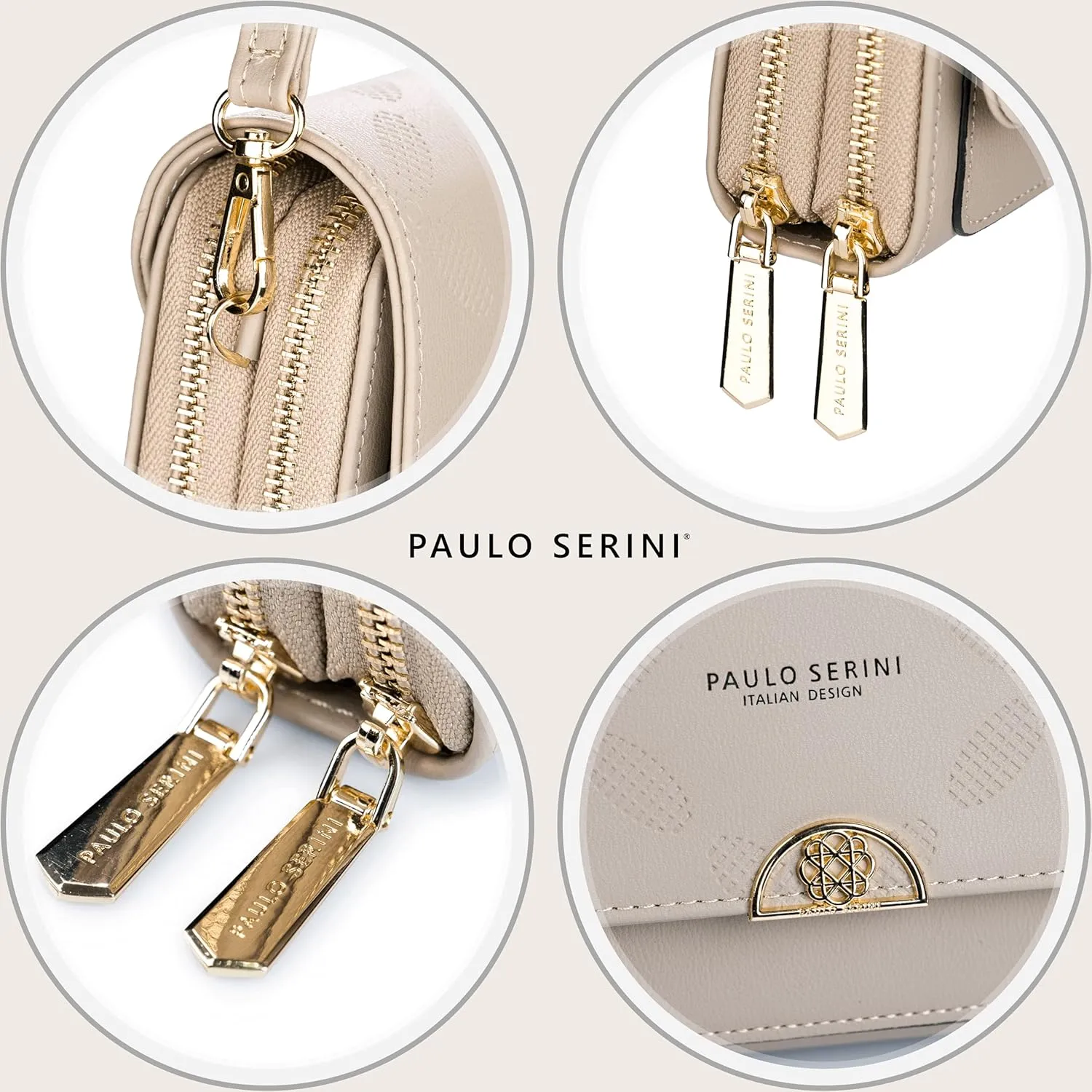 PAULO SERINI® Crossbody bag for Women - Phone Wallet Clutch Handbag - Women’s Wristlet Purses - Birthday Gifts for Women