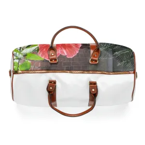 Peach Hibiscus 1-Sided | Waterproof Travel Bag | High Bloom Collection | Life By Ortavia
