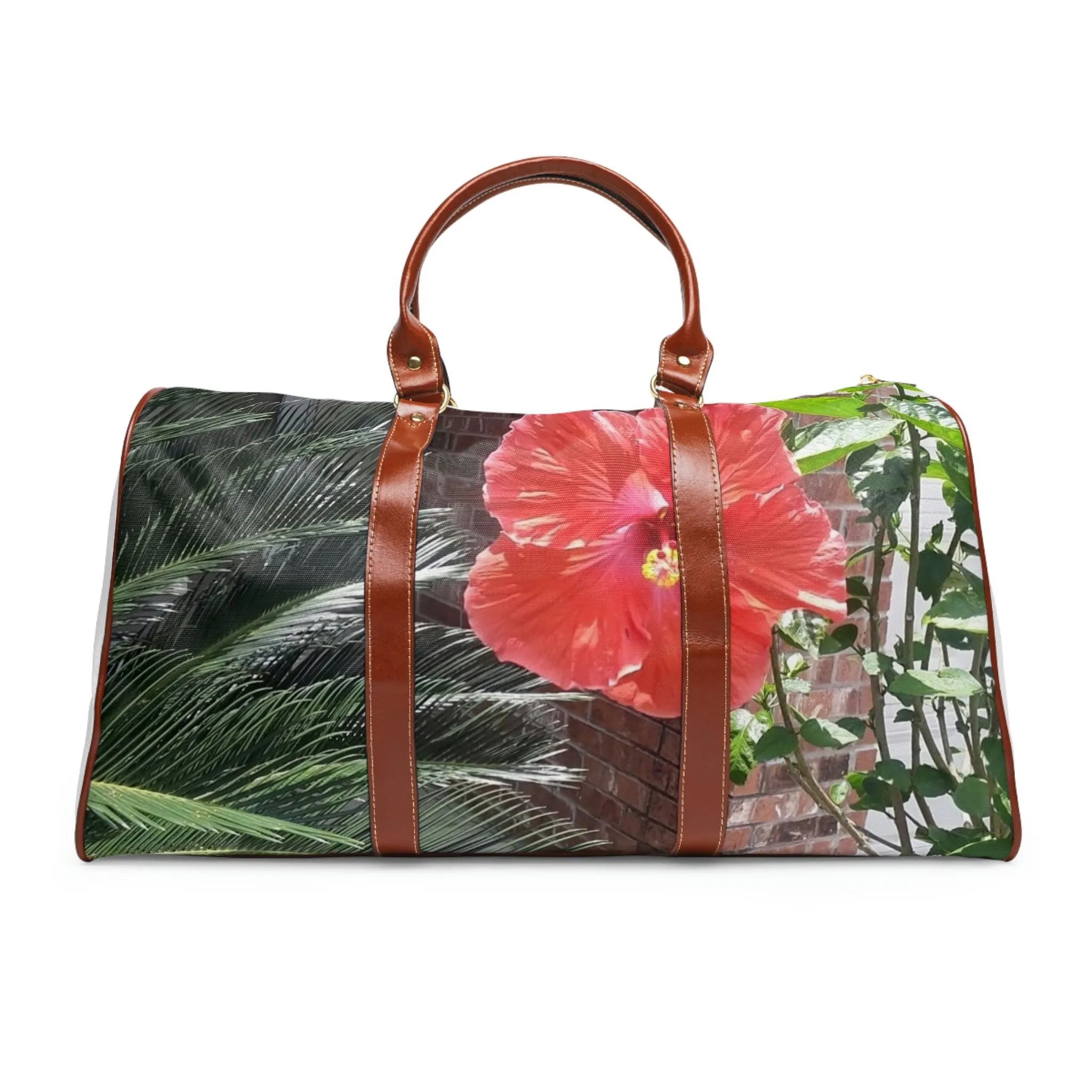 Peach Hibiscus | Waterproof Travel Bag | High Bloom Collection | Life By Ortavia