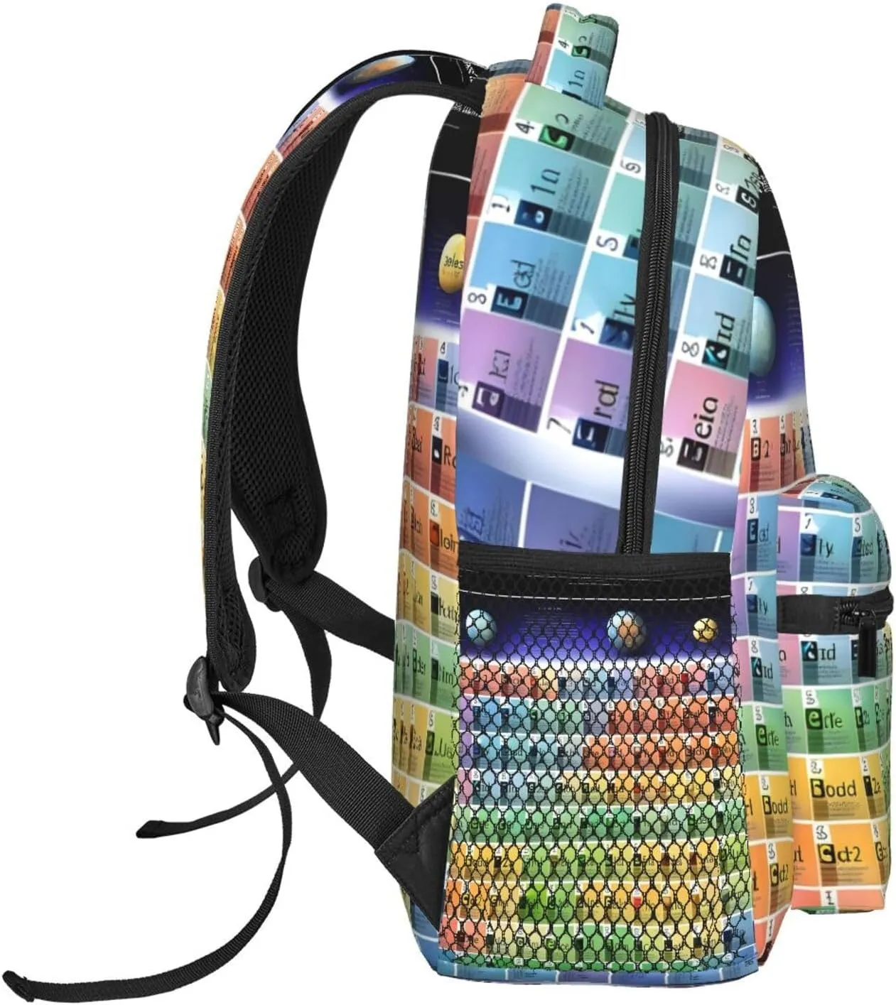 Periodic table of elements print Lightweight Bookbag Casual Laptop Backpack for Men Women College backpack