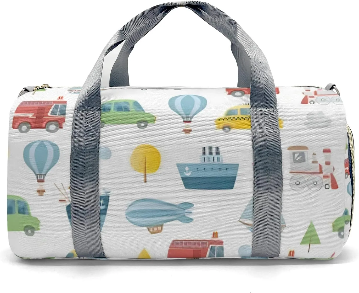 Personalized Ship Car Hot Balloon Duffel Bag,Customized Sport Player Travel Bag for Gifts